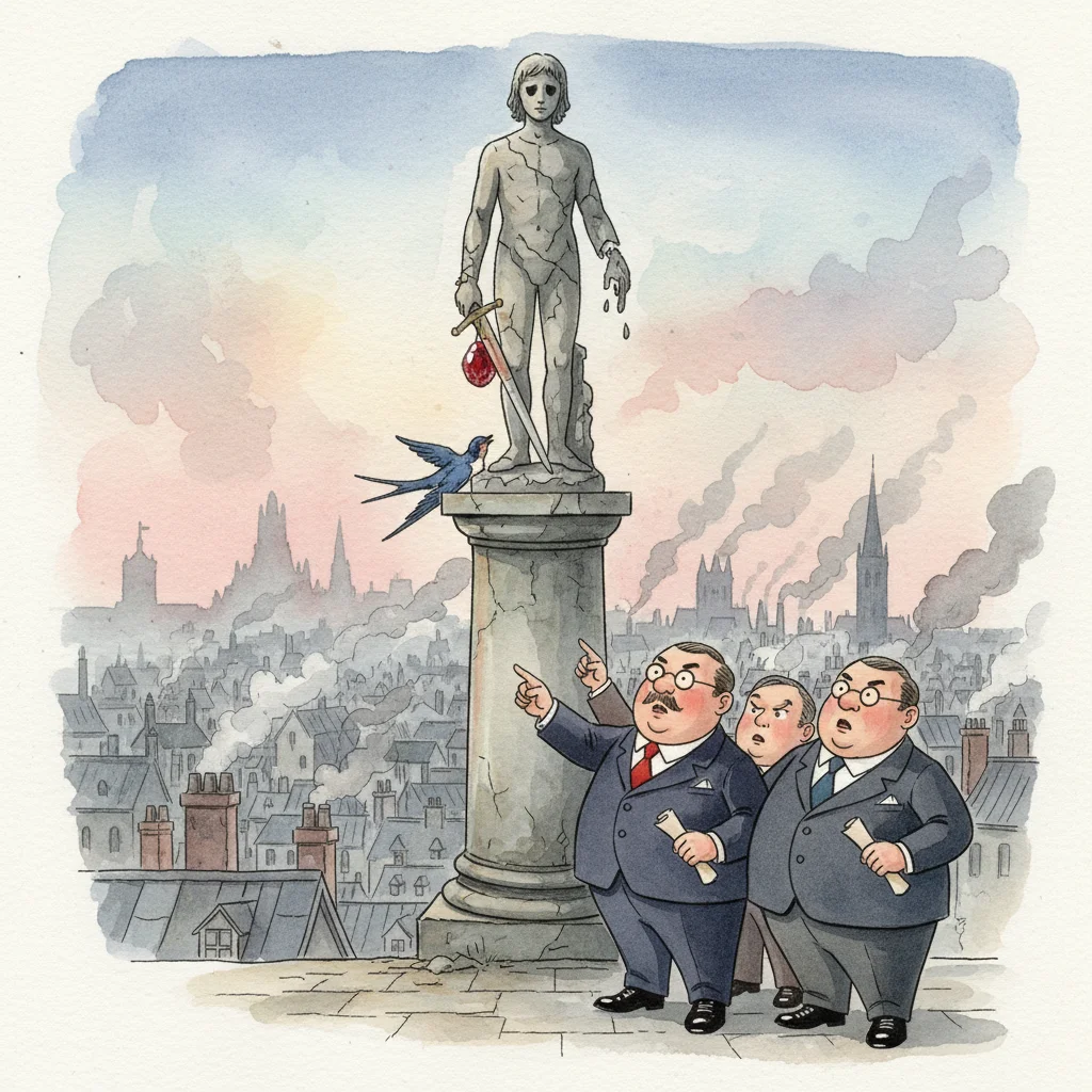 Illustration for: The End of the Swallow