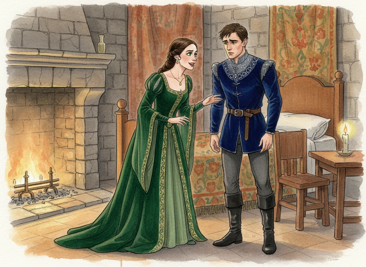 Illustration for: A Whisper from Lady Macbeth