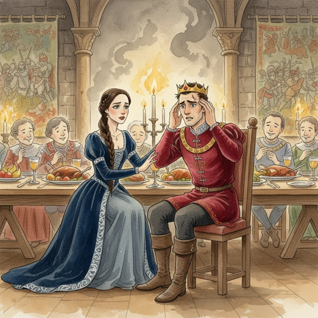 Illustration for: Lady Macbeth's Concern