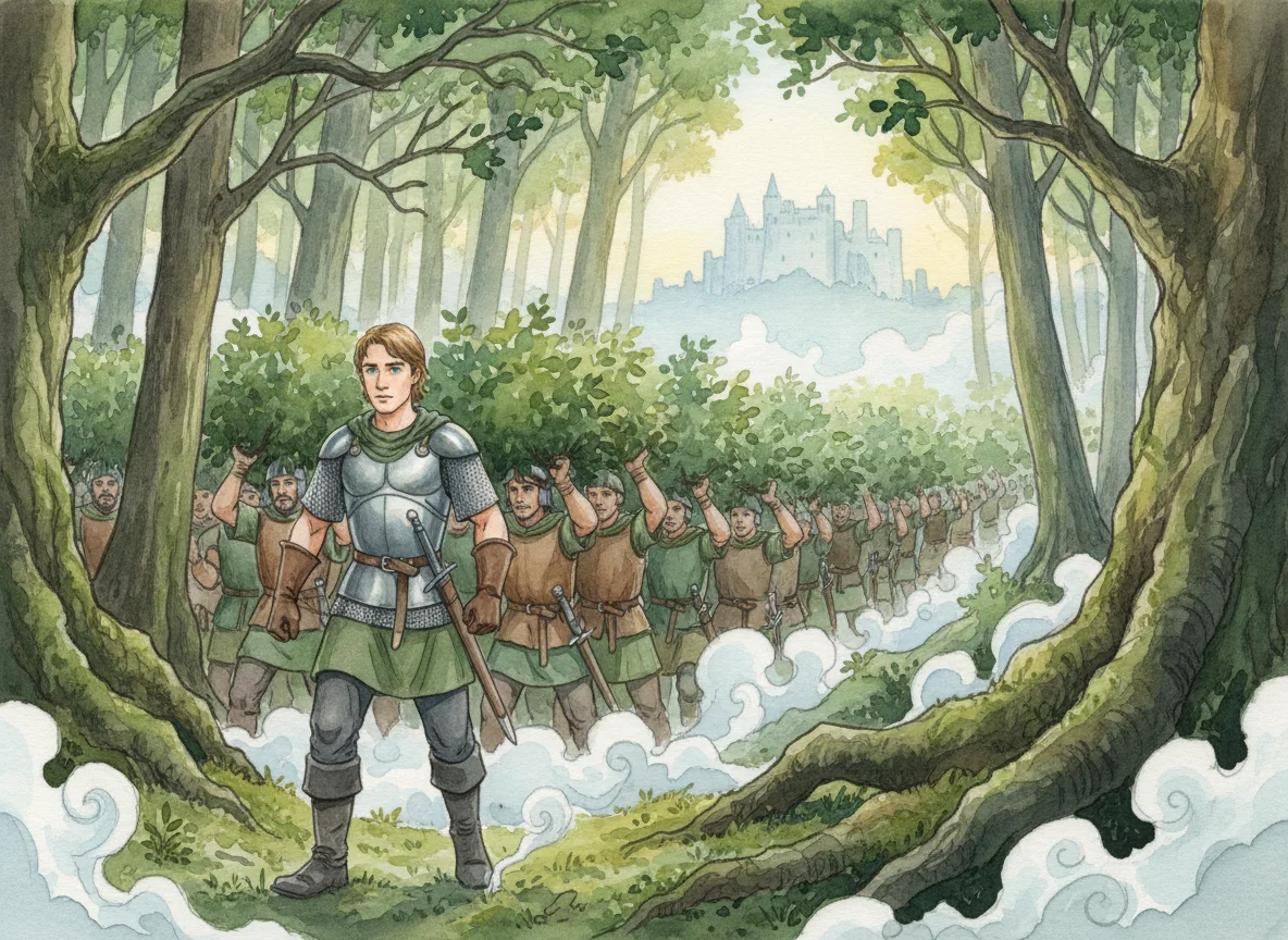 Illustration for: The Moving Forest