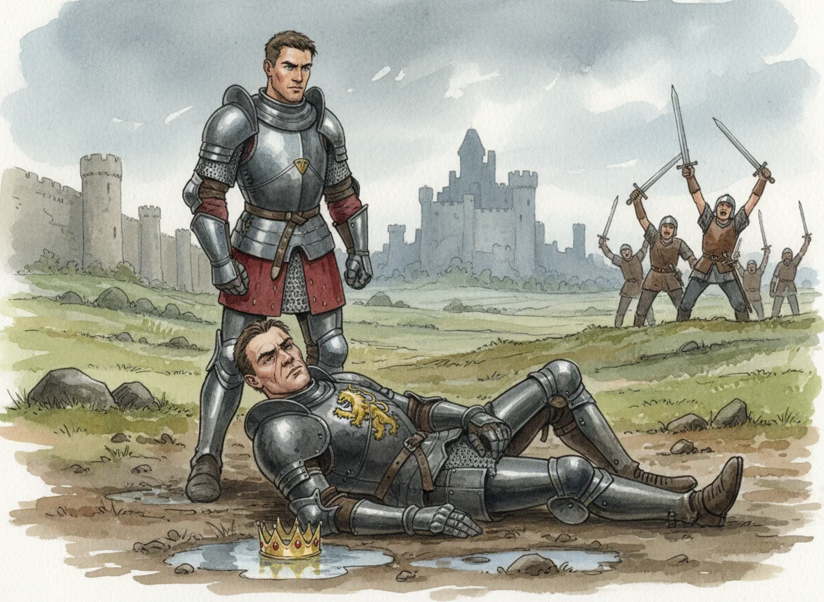 Illustration for: Macbeth's Defeat