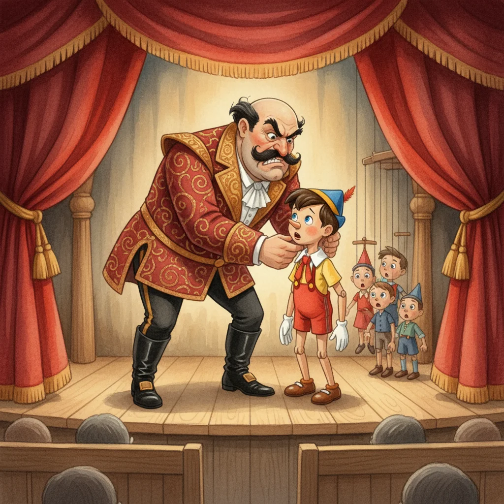 Illustration for: Trouble on Stage