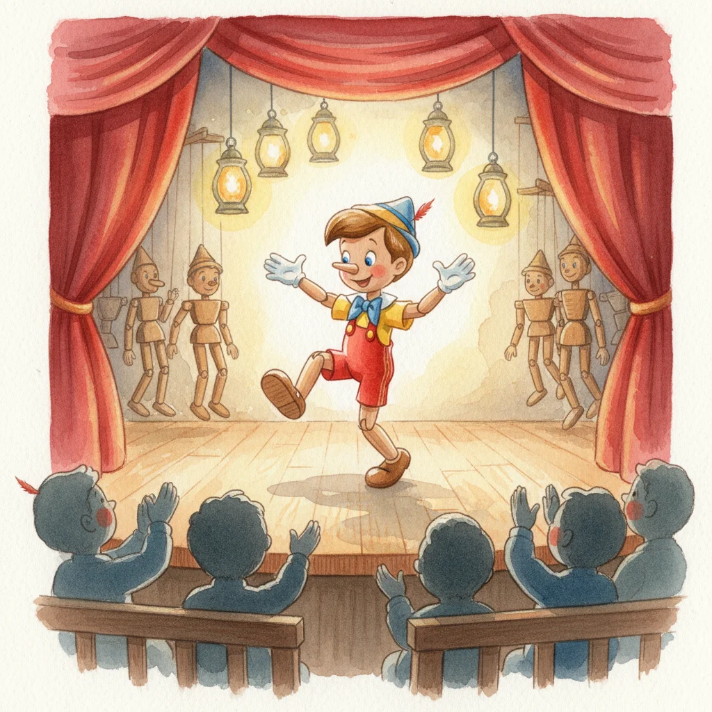 Illustration for: The Puppet Theater