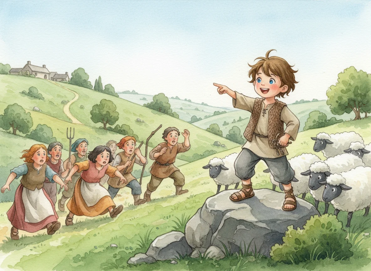 Illustration for: The First False Alarm