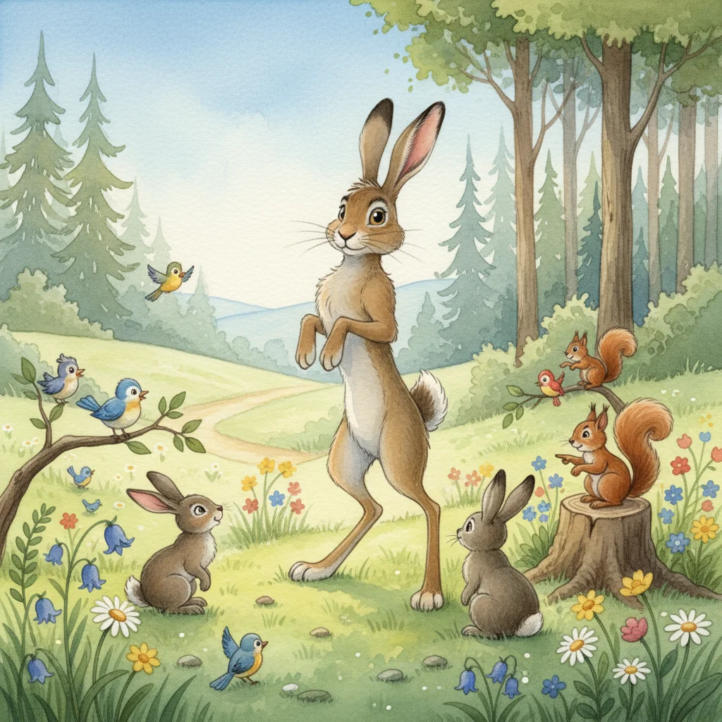 Illustration for: A Sunny Meadow Morning