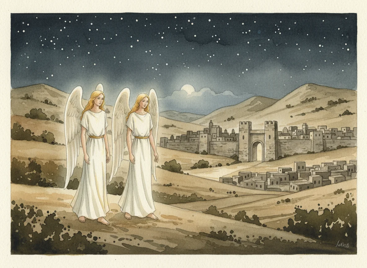 Illustration for: Angels Arrive in the Valley