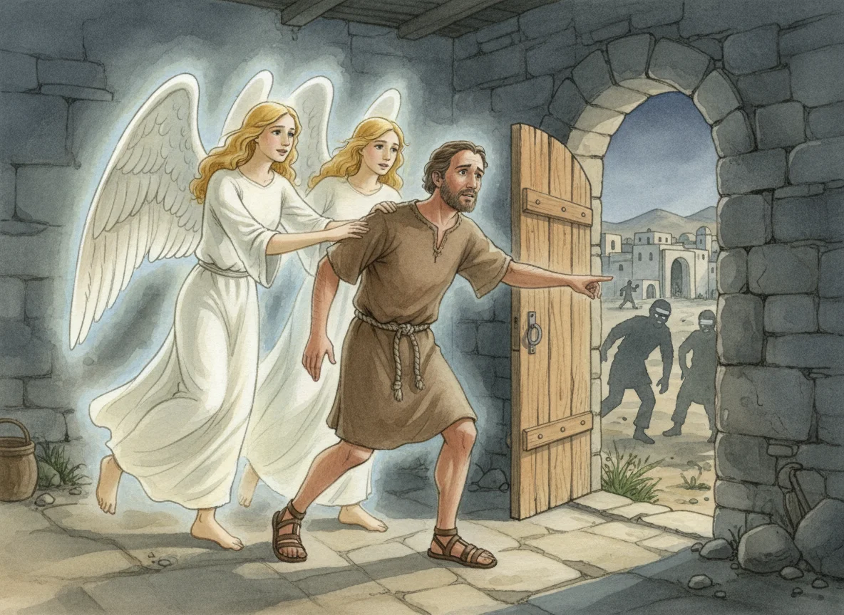 Illustration for: A Warning for Lot