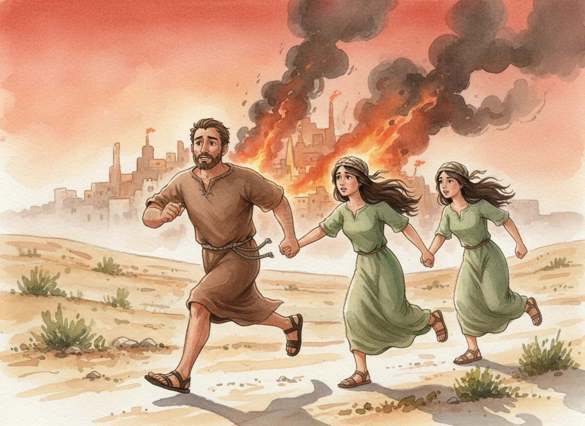 Illustration for: Running from the Past