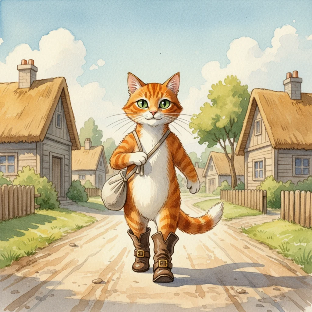 Illustration for: Puss in Boots is Born