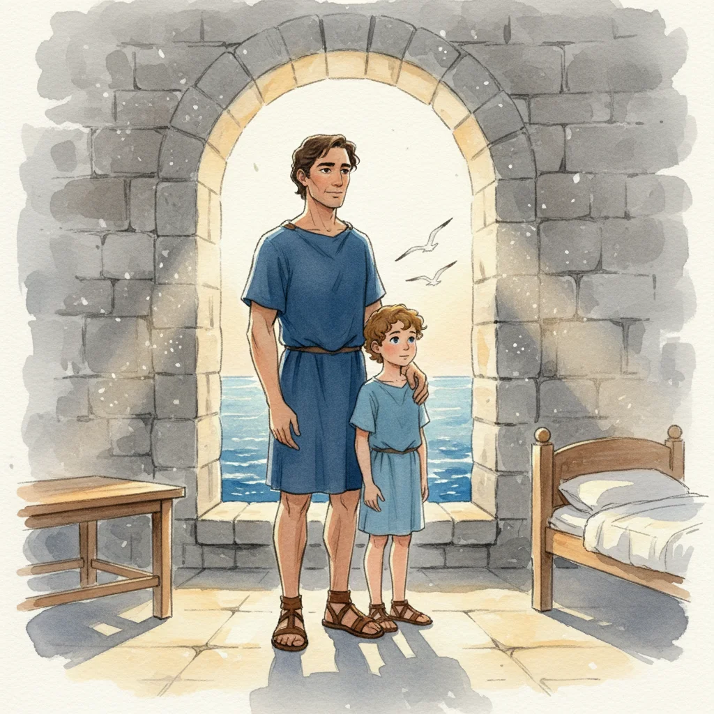 Illustration for: A Tower by the Sea
