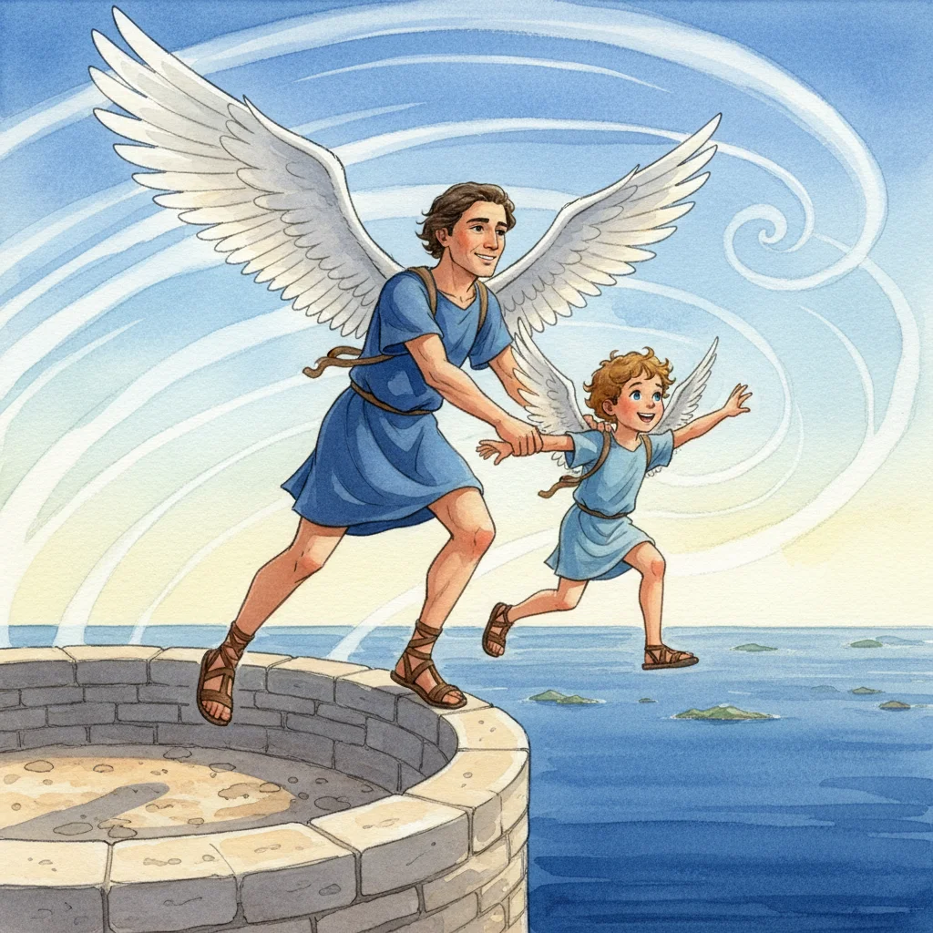 Illustration for: The First Flight