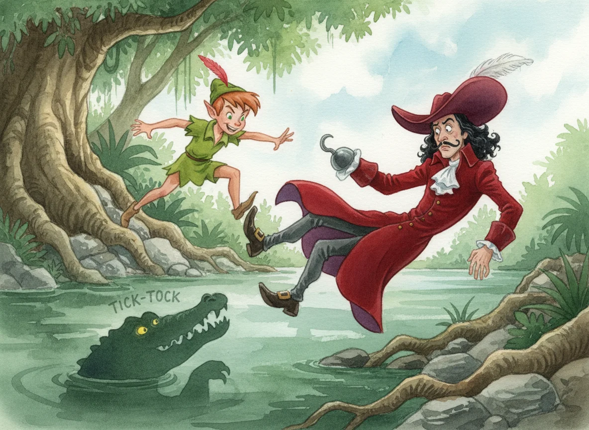 Illustration for: Peter's Clever Escape