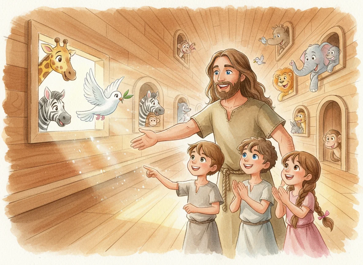 Illustration for: A Dove's Return