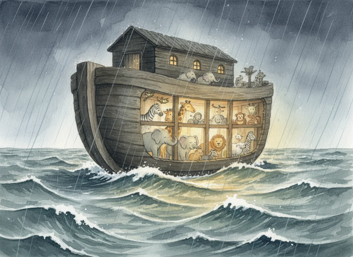 Illustration for: The Rains Begin