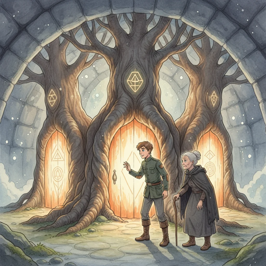 Illustration for: Three Magical Trees