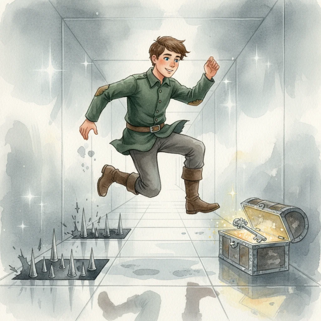 Illustration for: The Silver Corridor of Tricks