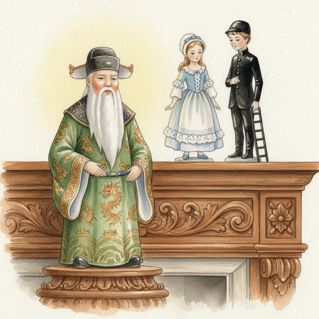 Illustration for: The Grandfather's Gaze