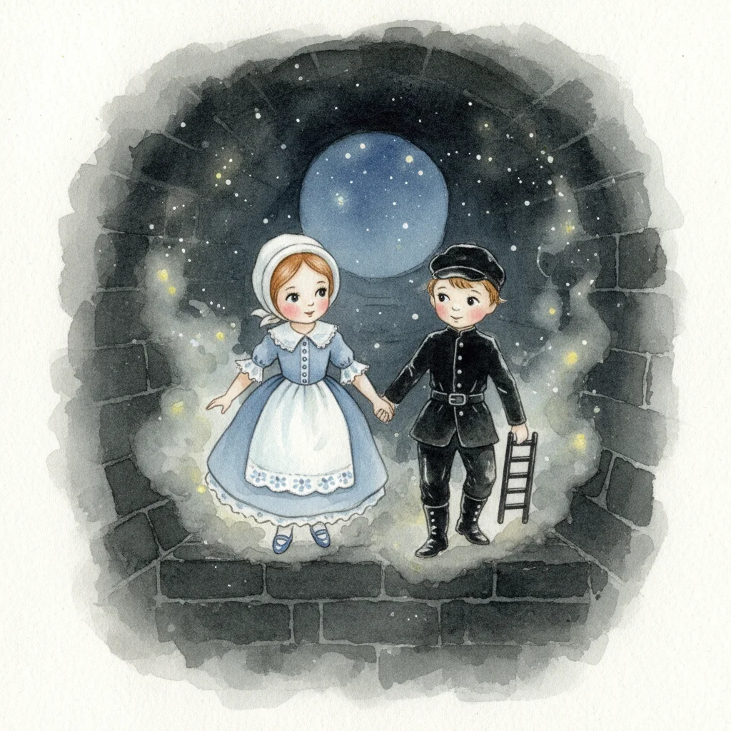 Illustration for: Into the Dark Chimney