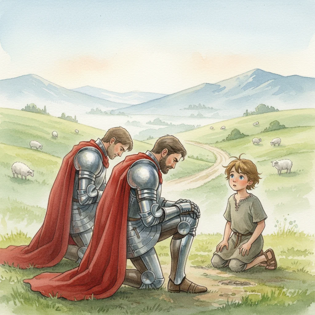 Illustration for: The Shepherd Prince Discovered