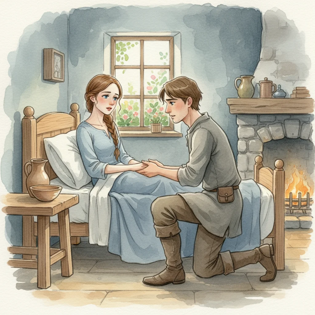 Illustration for: The Husband's Promise