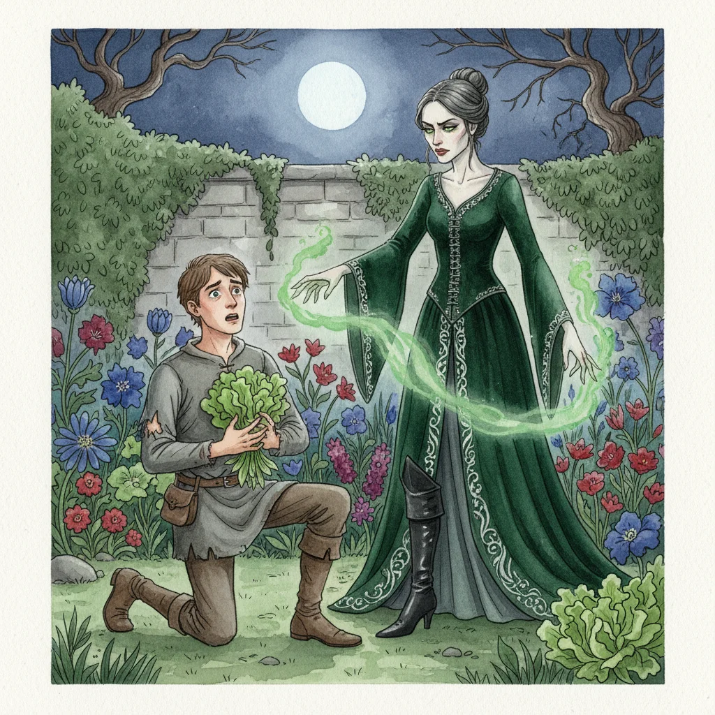 Illustration for: Caught in the Garden