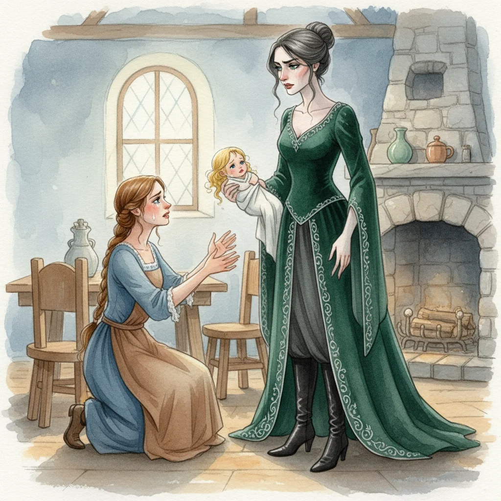 Illustration for: A Child Named Rapunzel