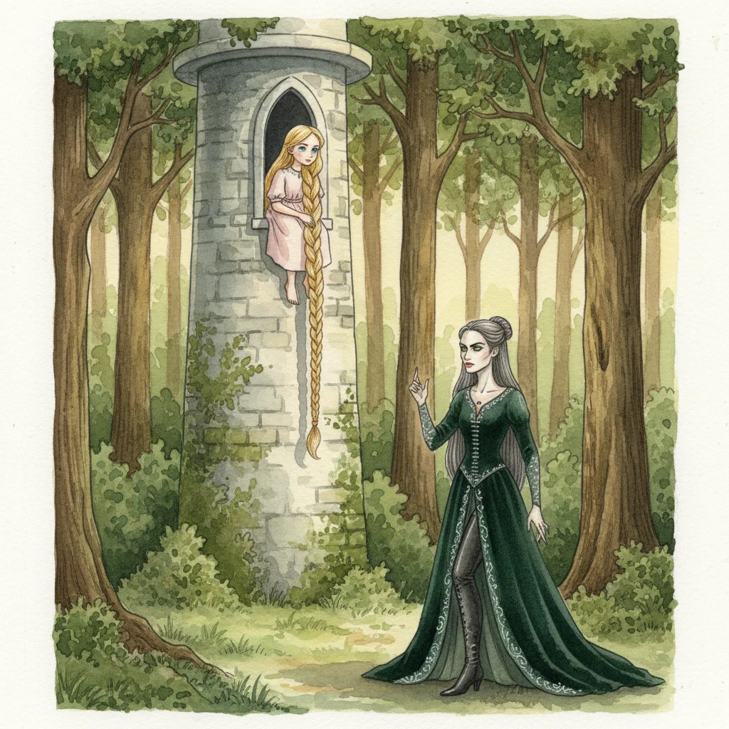 Illustration for: The Tower in the Forest