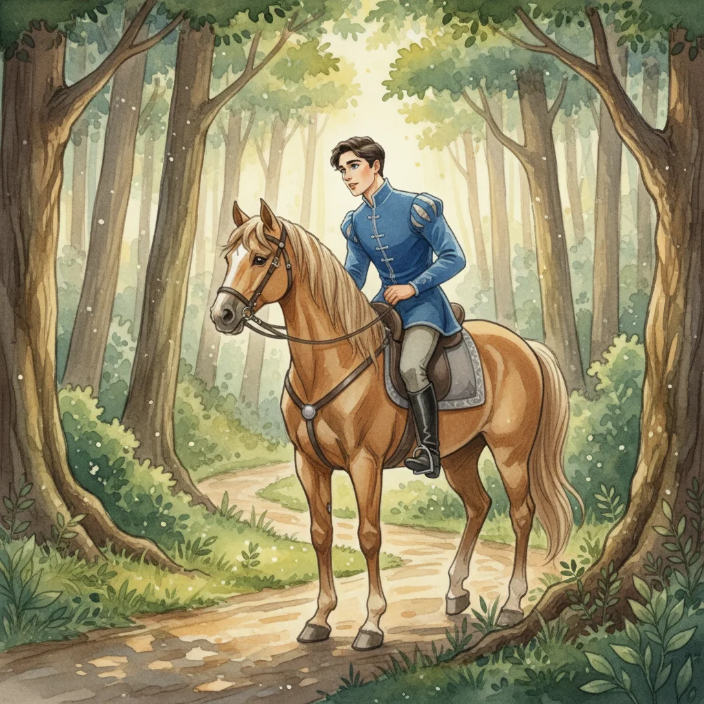 Illustration for: The Prince Hears a Voice