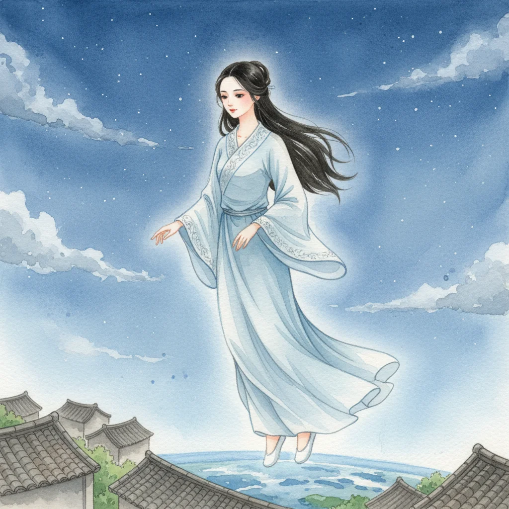 Illustration for: Floating Skyward