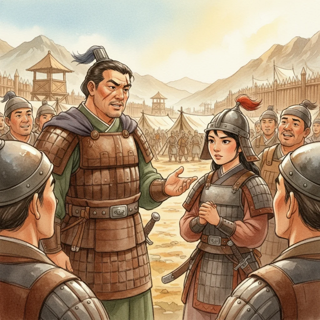 Illustration for: The General's Praise