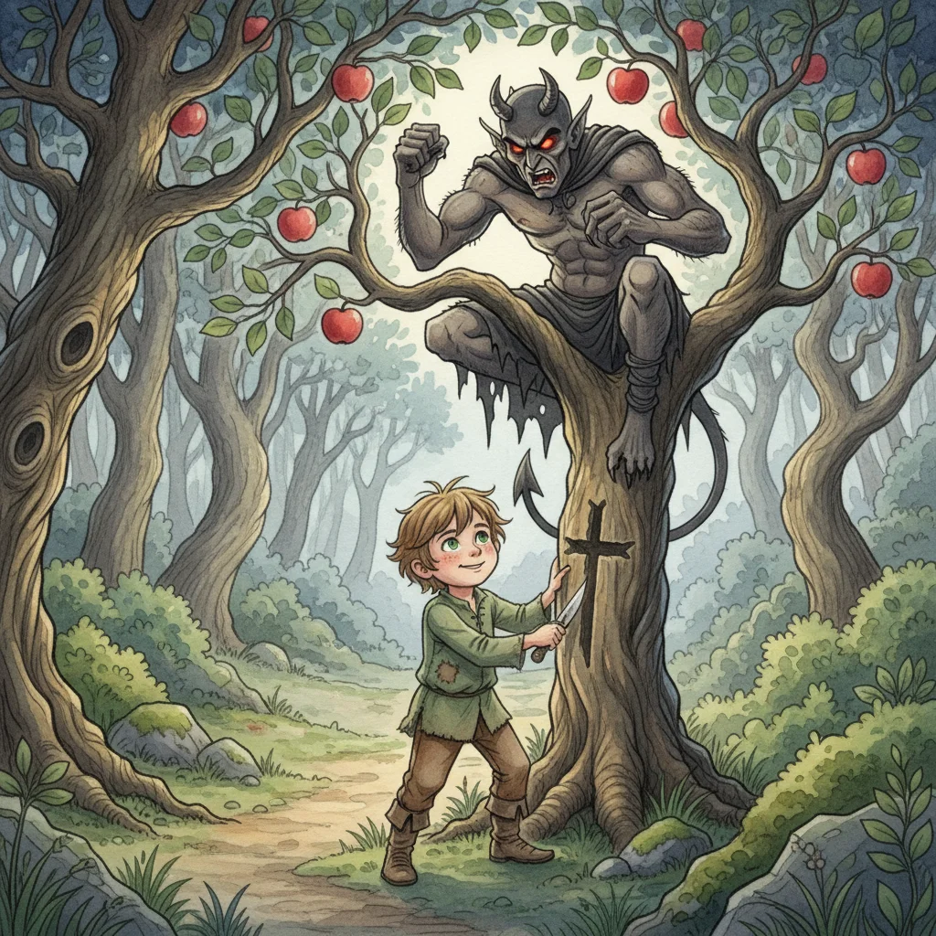 Illustration for: The Apple Tree Trick