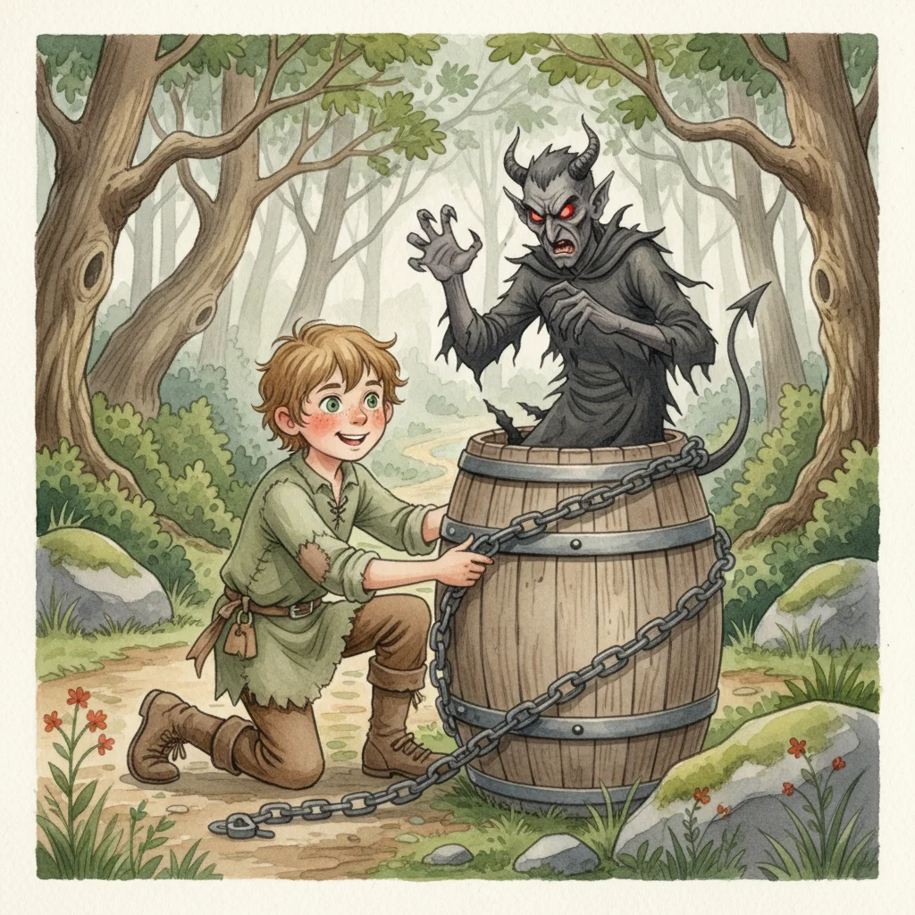 Illustration for: The Barrel Trick