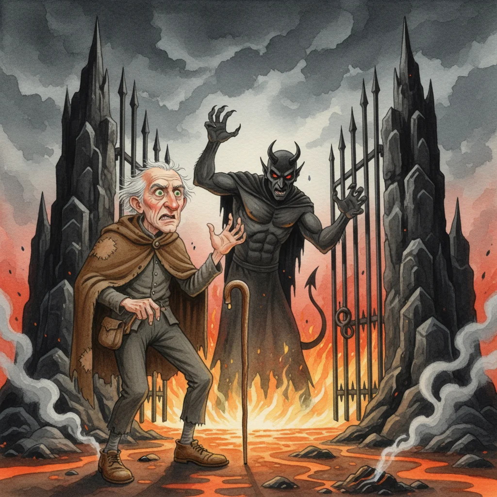 Illustration for: Denied at Hell