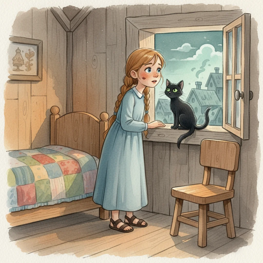 Illustration for: Little Aileen’s Curiosity