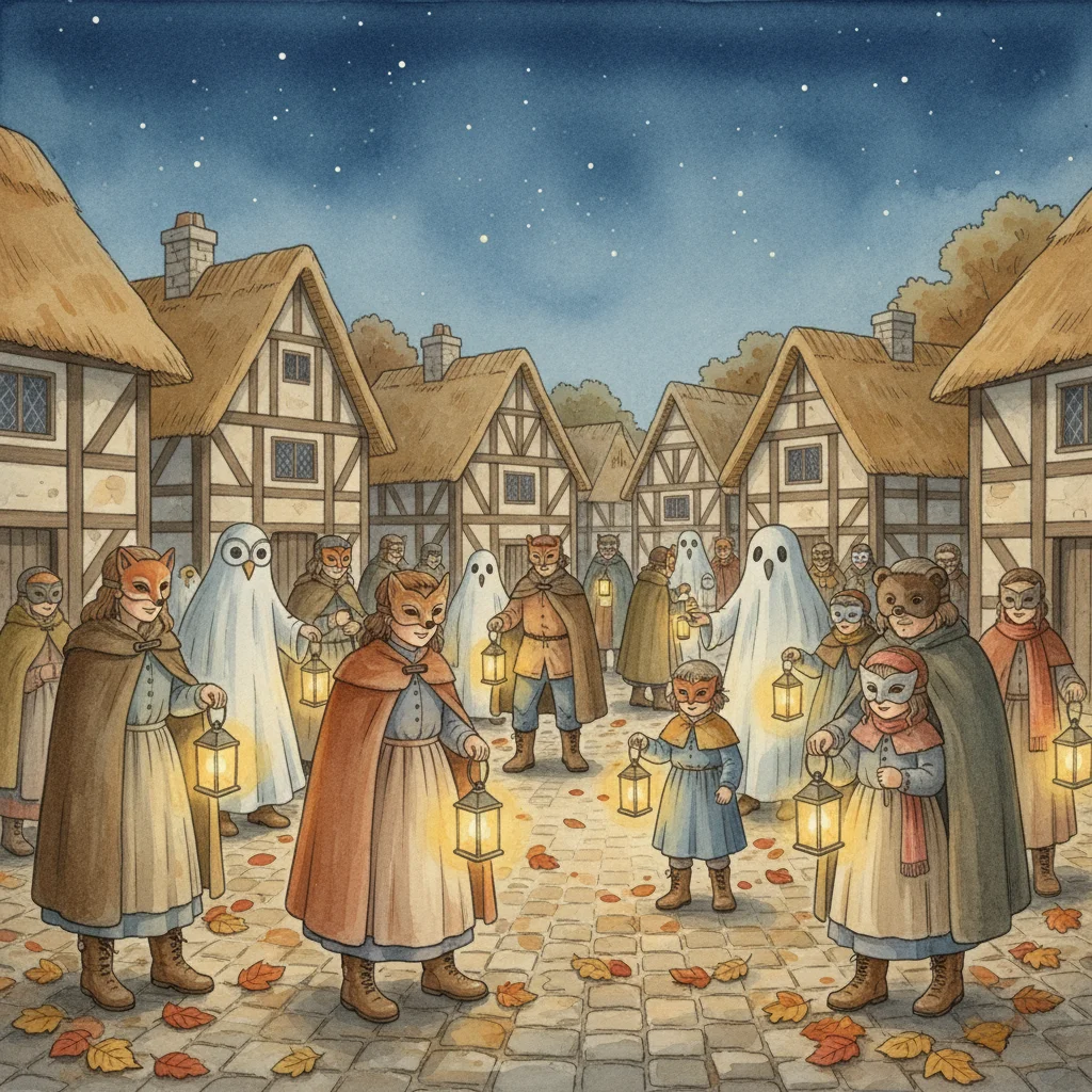 Illustration for: Costumes and Masks