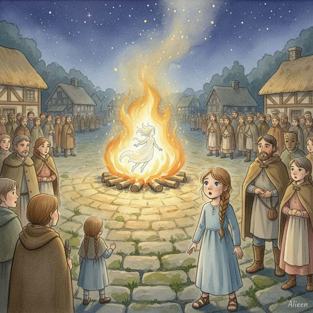 Illustration for: A Spirit Appears