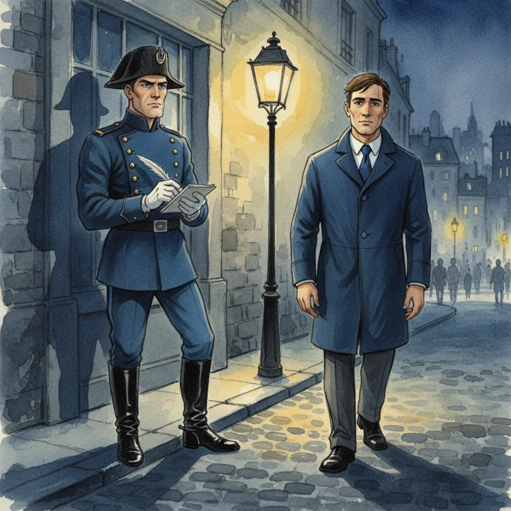 Illustration for: Javert's Relentless Watch