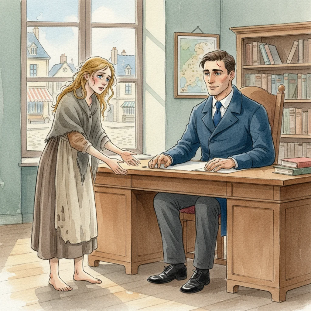 Illustration for: Fantine's Plea