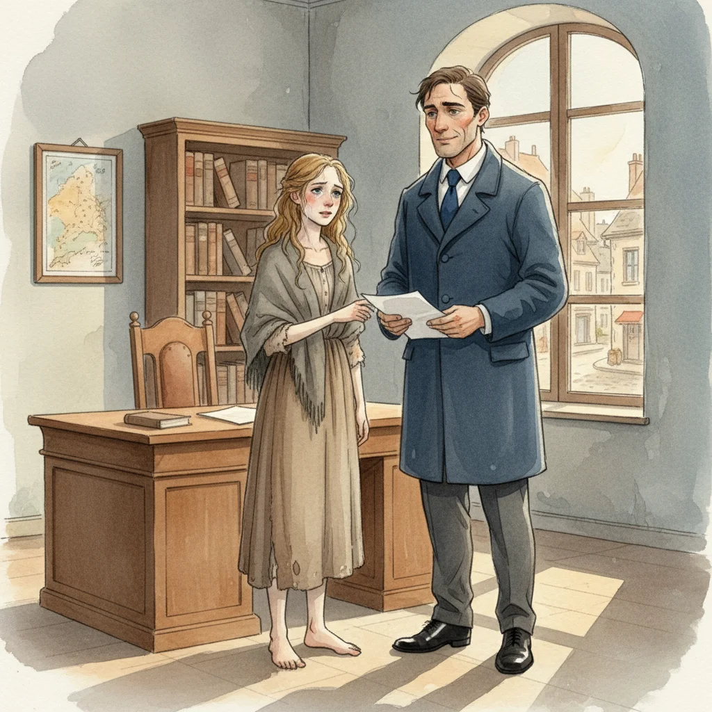 Illustration for: A Promise to Cosette