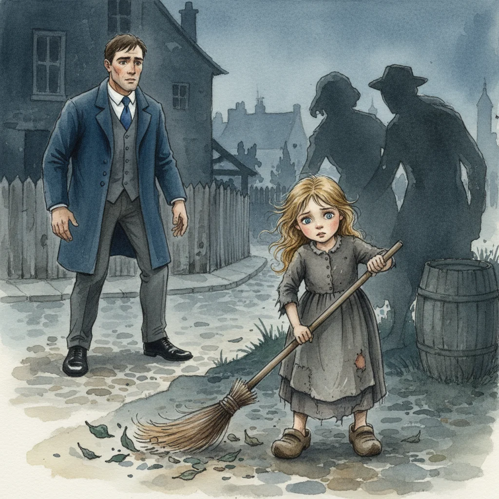 Illustration for: Cosette's Hardship