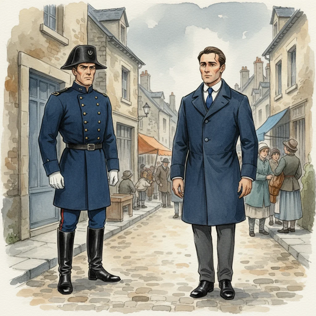 Illustration for: Javert's Suspicion