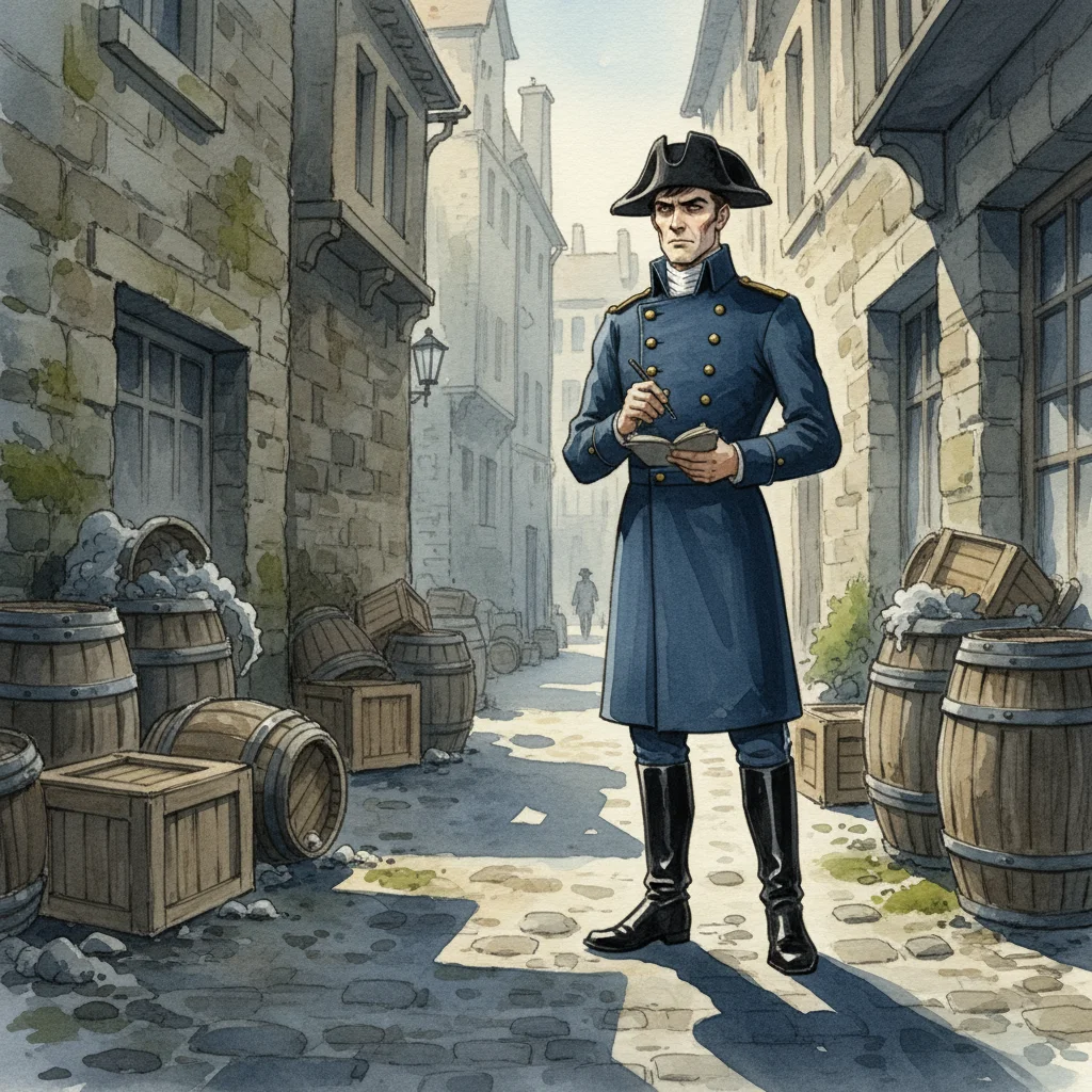 Illustration for: Inspector Javert Arrives