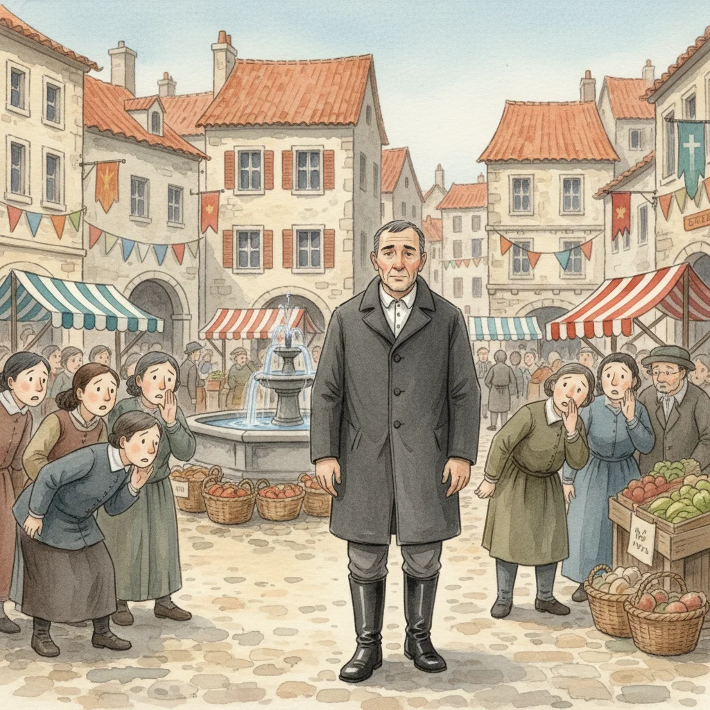 Illustration for: Town's Tensions