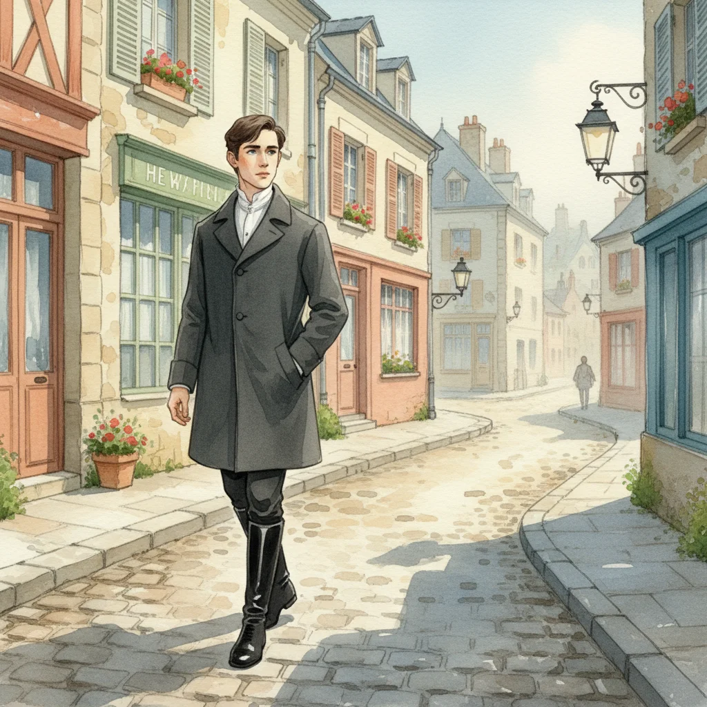 Illustration for: A New Face in Town