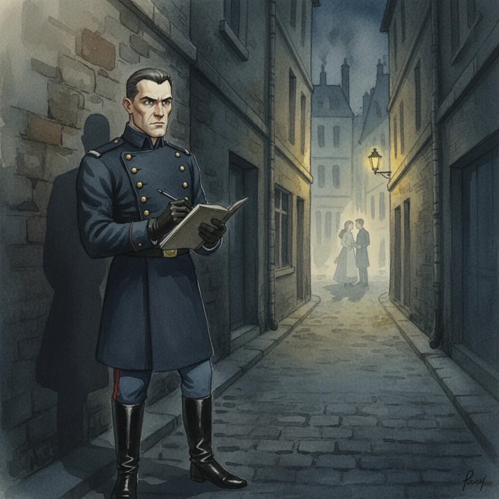 Illustration for: Javert's Intensified Gaze