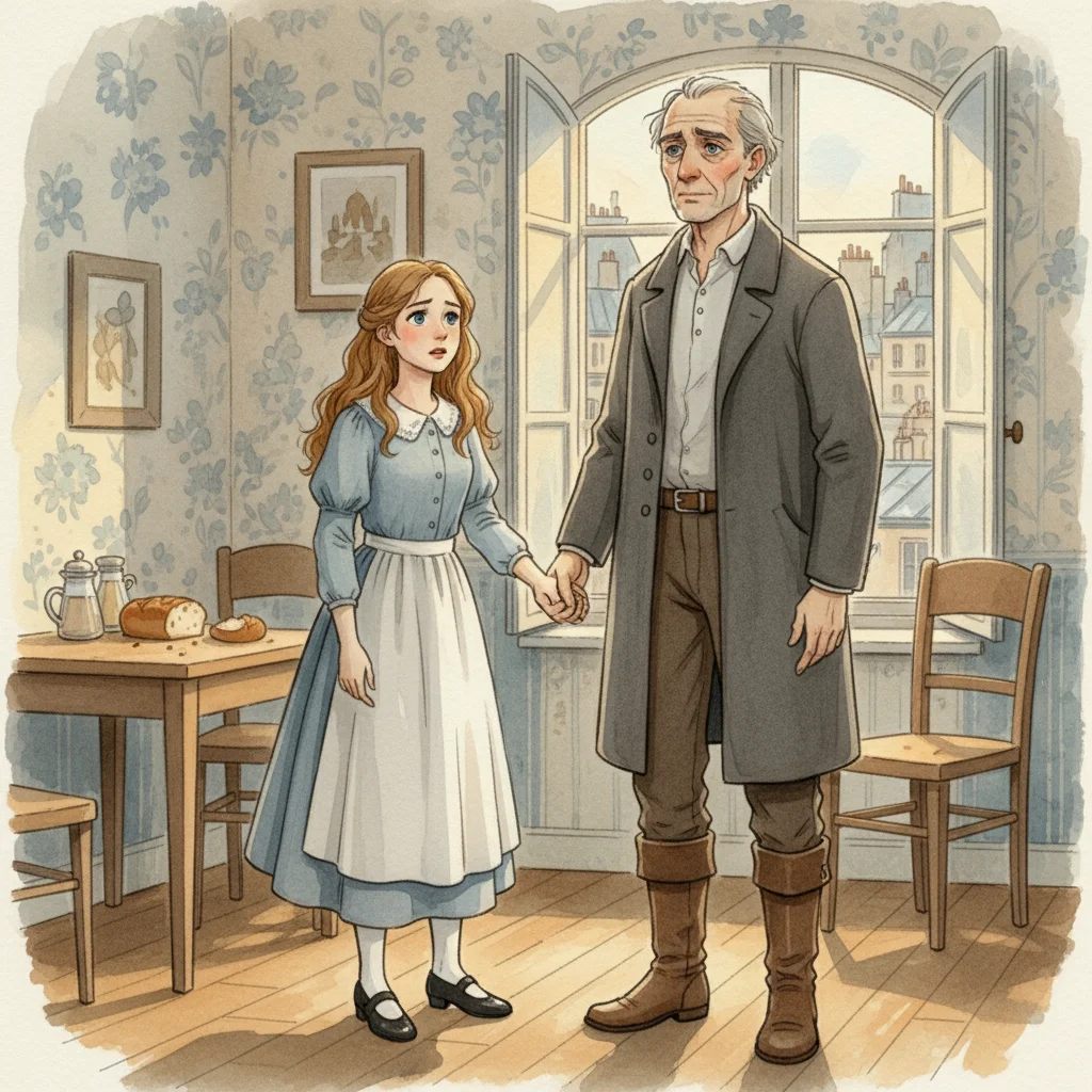 Illustration for: Cosette's Growing Fear