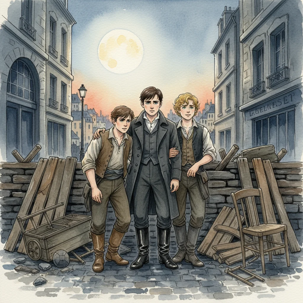 Illustration for: Night on the Barricades