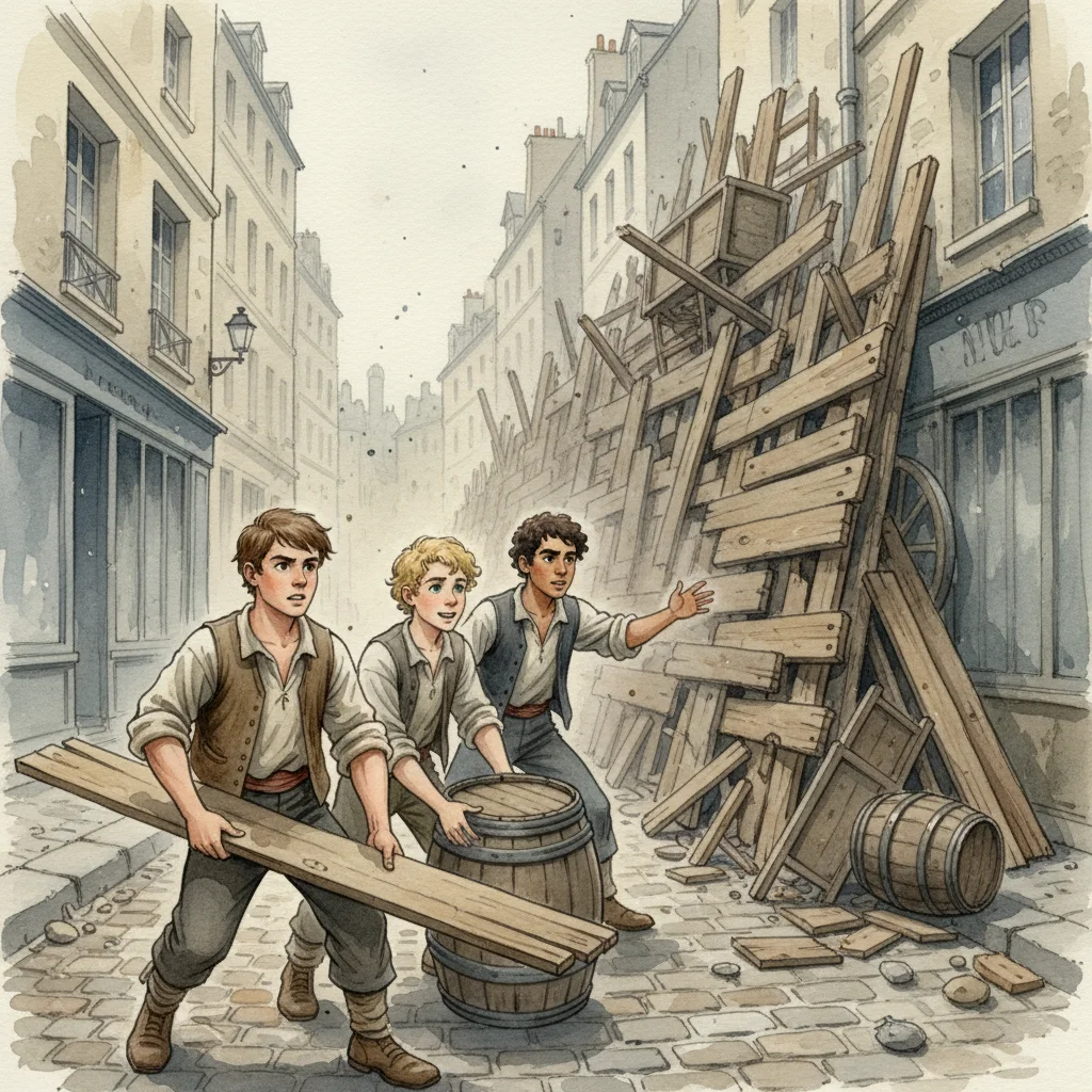 Illustration for: Building the Barricades