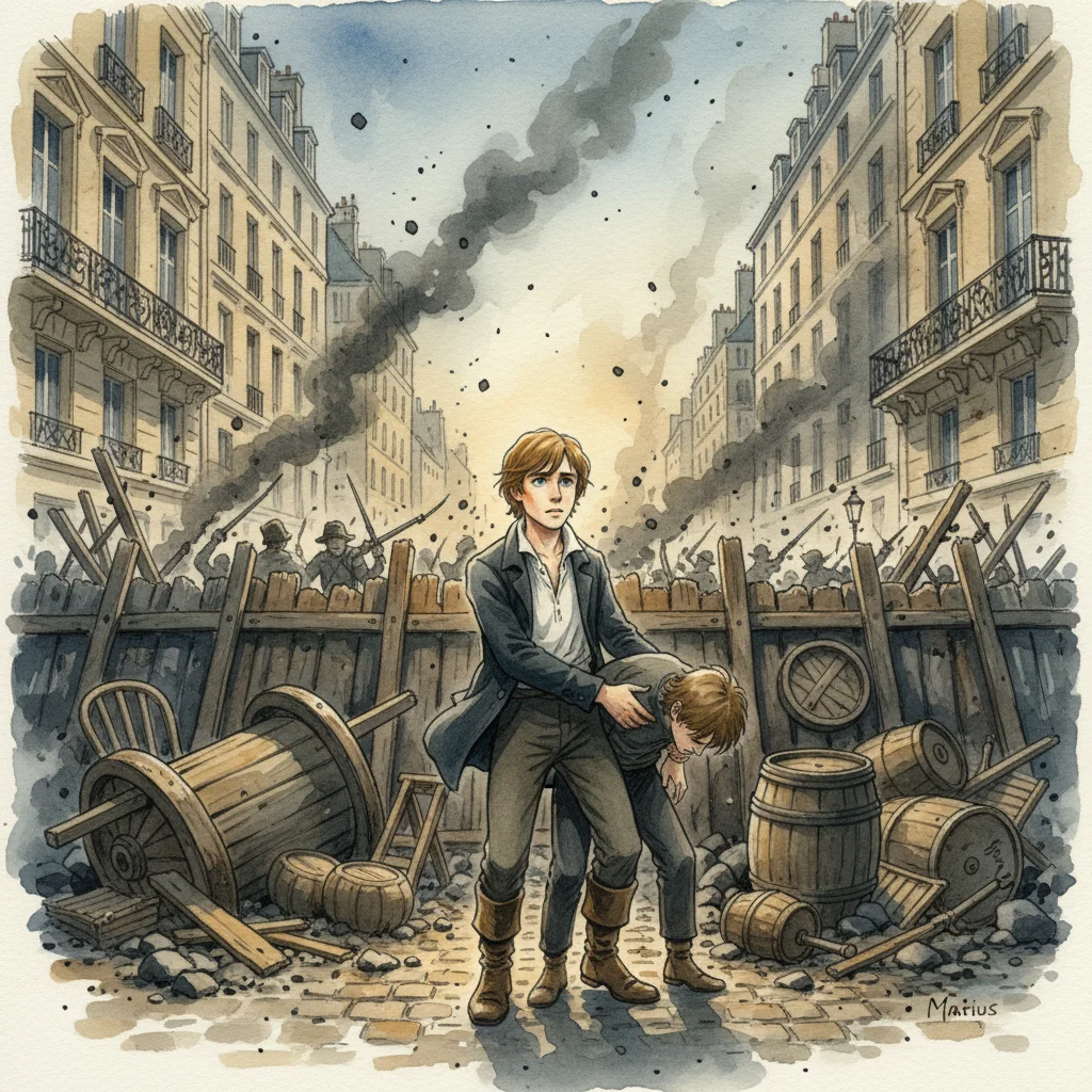Illustration for: Marius's Kind Courage