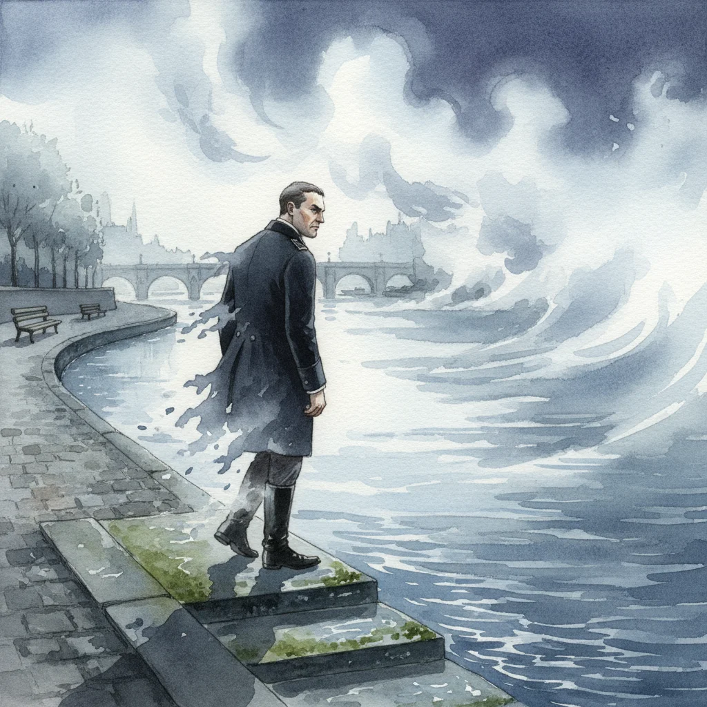 Illustration for: Javert's Quiet Disappearance